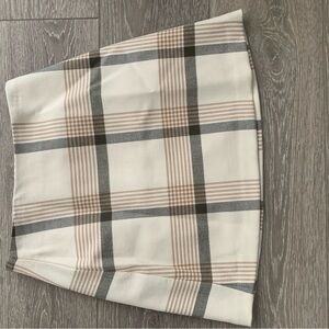 Aritzia plaid mini skirt